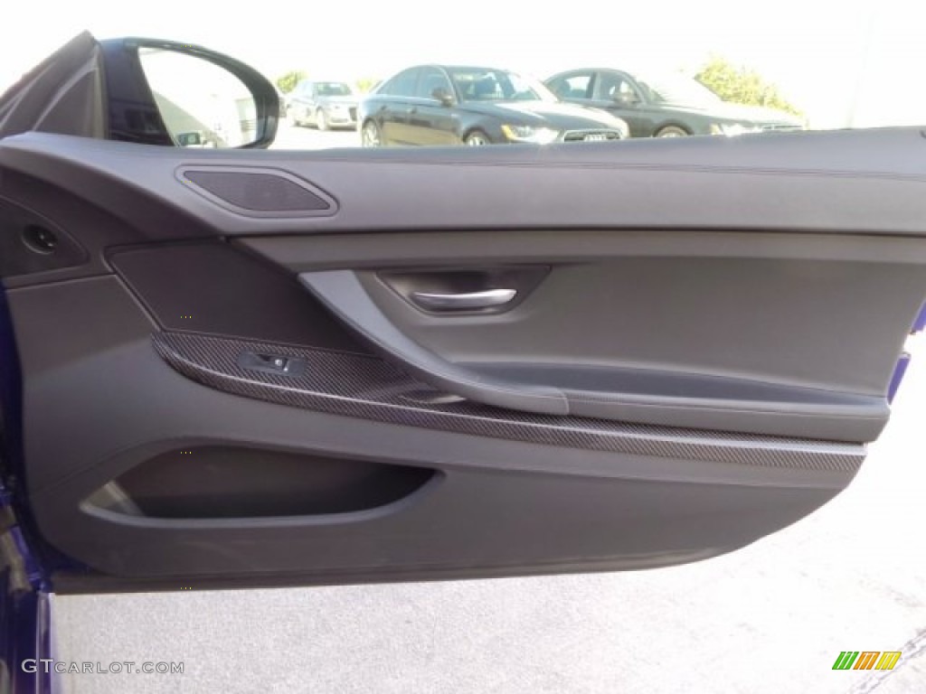 2012 M6 Convertible - San Marino Blue Metallic / Black photo #32