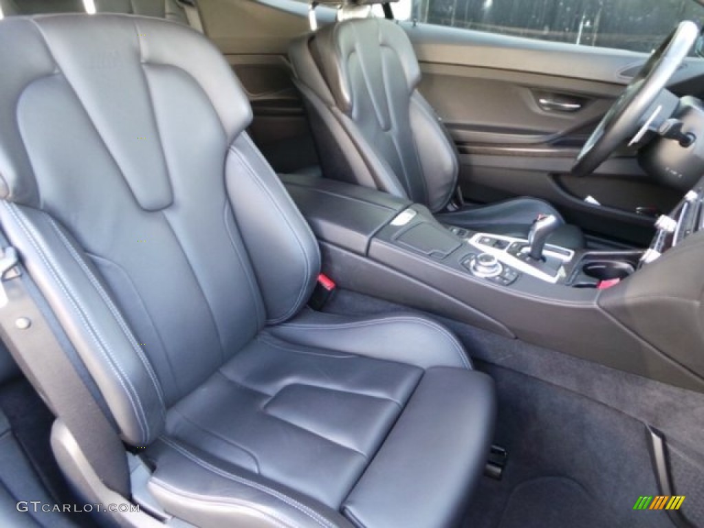 2012 M6 Convertible - San Marino Blue Metallic / Black photo #34