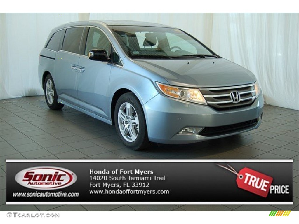 2012 Odyssey Touring - Celestial Blue Metallic / Gray photo #1