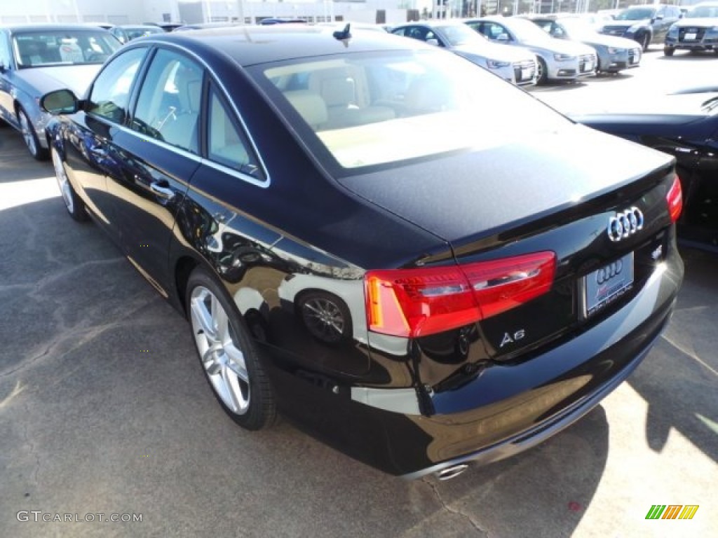 2015 A6 3.0T Prestige quattro Sedan - Havanna Black Metallic / Velvet Beige photo #5