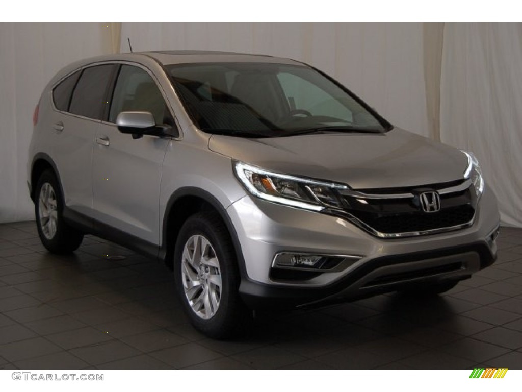 2015 CR-V EX - Alabaster Silver Metallic / Gray photo #2