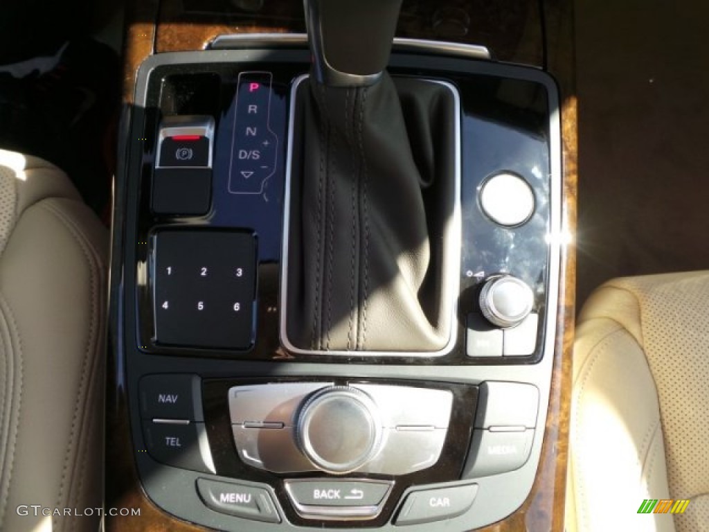 2015 A6 3.0T Prestige quattro Sedan - Havanna Black Metallic / Velvet Beige photo #23