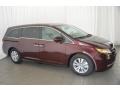 2015 Dark Cherry Pearl Honda Odyssey EX-L  photo #7