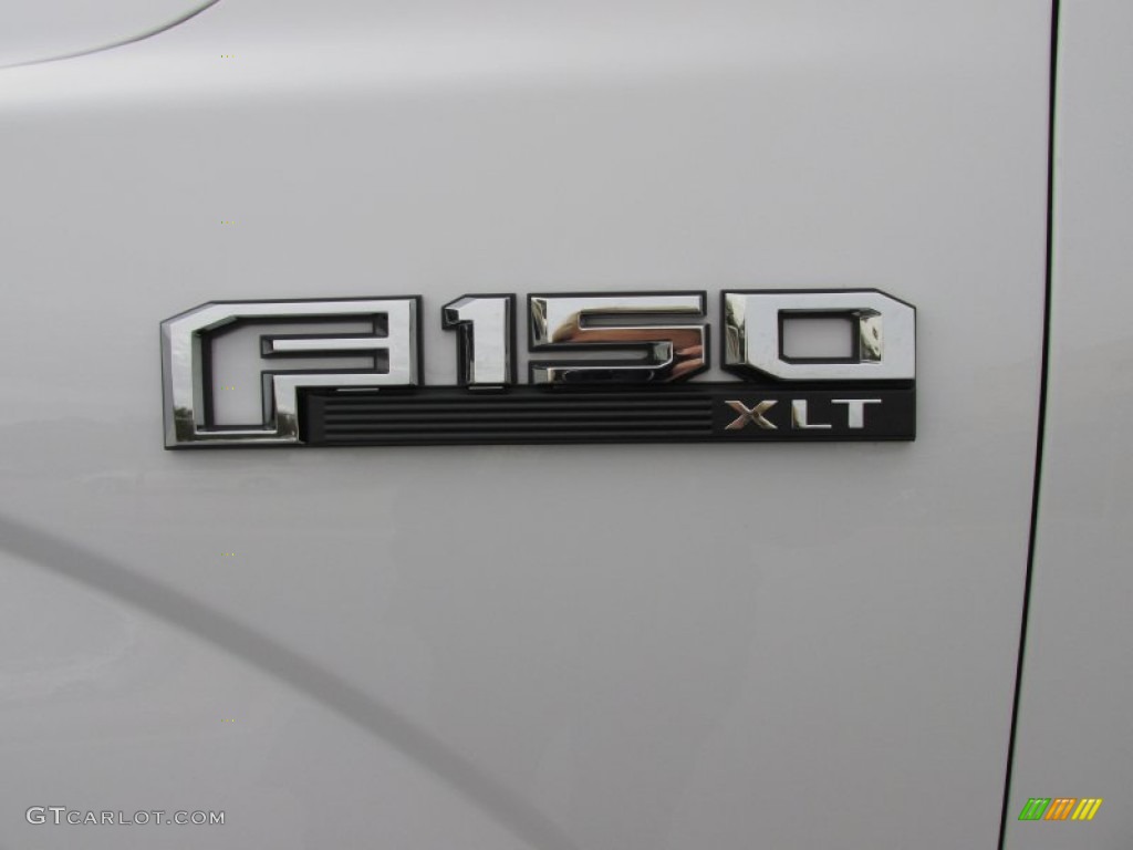 2015 F150 XLT SuperCrew 4x4 - Oxford White / Black photo #13