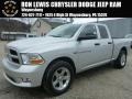 2012 Bright Silver Metallic Dodge Ram 1500 ST Quad Cab 4x4  photo #1