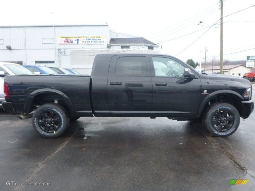 Black 2015 Ram 3500 Laramie Mega Cab 4x4 Exterior Photo #100026619