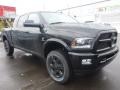 Black 2015 Ram 3500 Laramie Mega Cab 4x4 Exterior