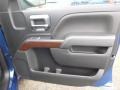 2015 Stone Blue Metallic GMC Sierra 1500 SLE Double Cab 4x4  photo #8