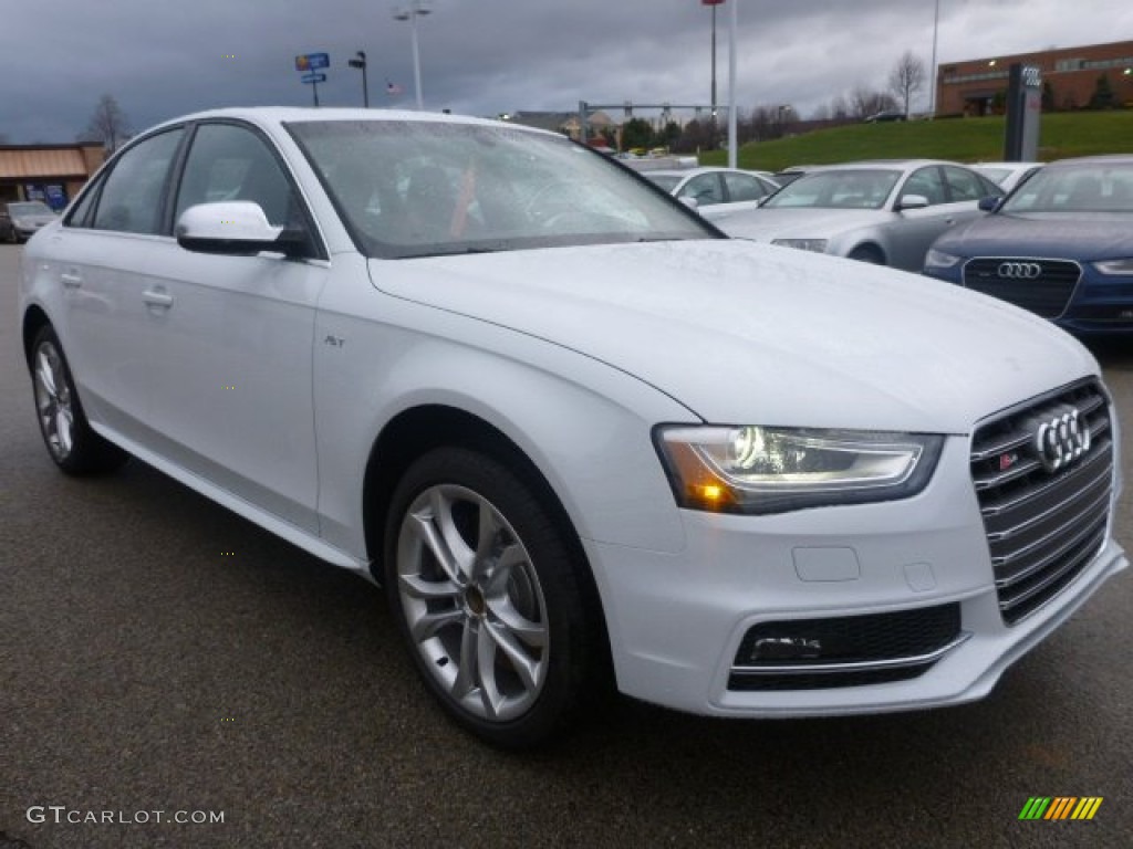Glacier White Metallic 2015 Audi S4 Premium Plus 3.0 TFSI quattro Exterior Photo #100027483
