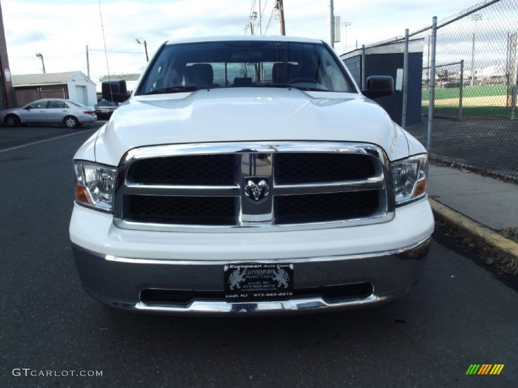 2011 Ram 1500 SLT Quad Cab 4x4 - Bright White / Dark Slate Gray/Medium Graystone photo #5