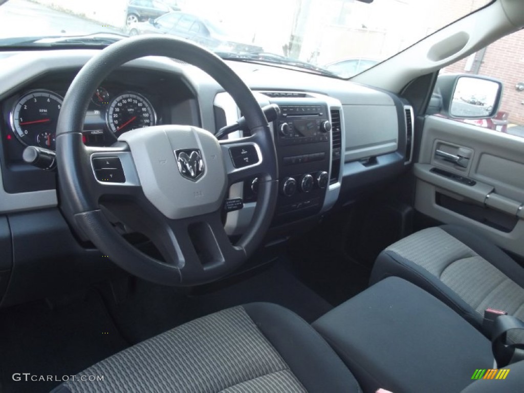 Dark Slate Gray/Medium Graystone Interior 2011 Dodge Ram 1500 SLT Quad Cab 4x4 Photo #100028465