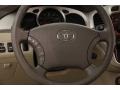 Ivory 2005 Toyota Highlander V6 4WD Steering Wheel