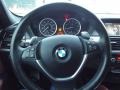 2011 BMW X6 Chateau Red Interior Steering Wheel Photo