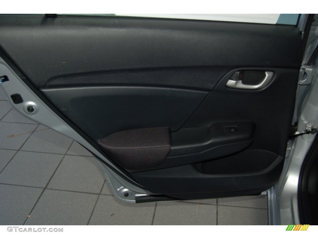 2015 Civic SE Sedan - Alabaster Silver Metallic / Black photo #20