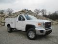 Summit White - Sierra 2500HD Regular Cab 4x4 Utility Truck Photo No. 1