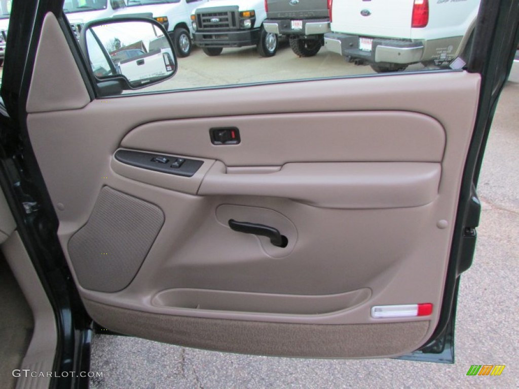 2005 Silverado 1500 LS Crew Cab - Dark Green Metallic / Tan photo #14