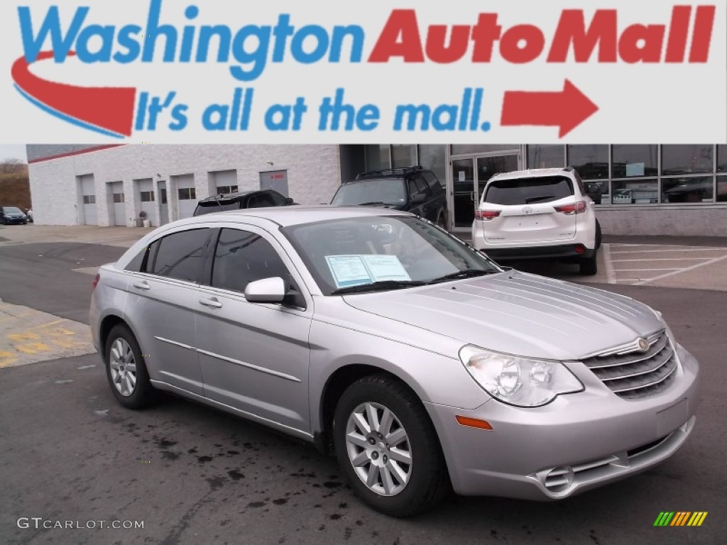 2007 Sebring Sedan - Silver Steel Metallic / Dark Slate Gray/Light Slate Gray photo #1