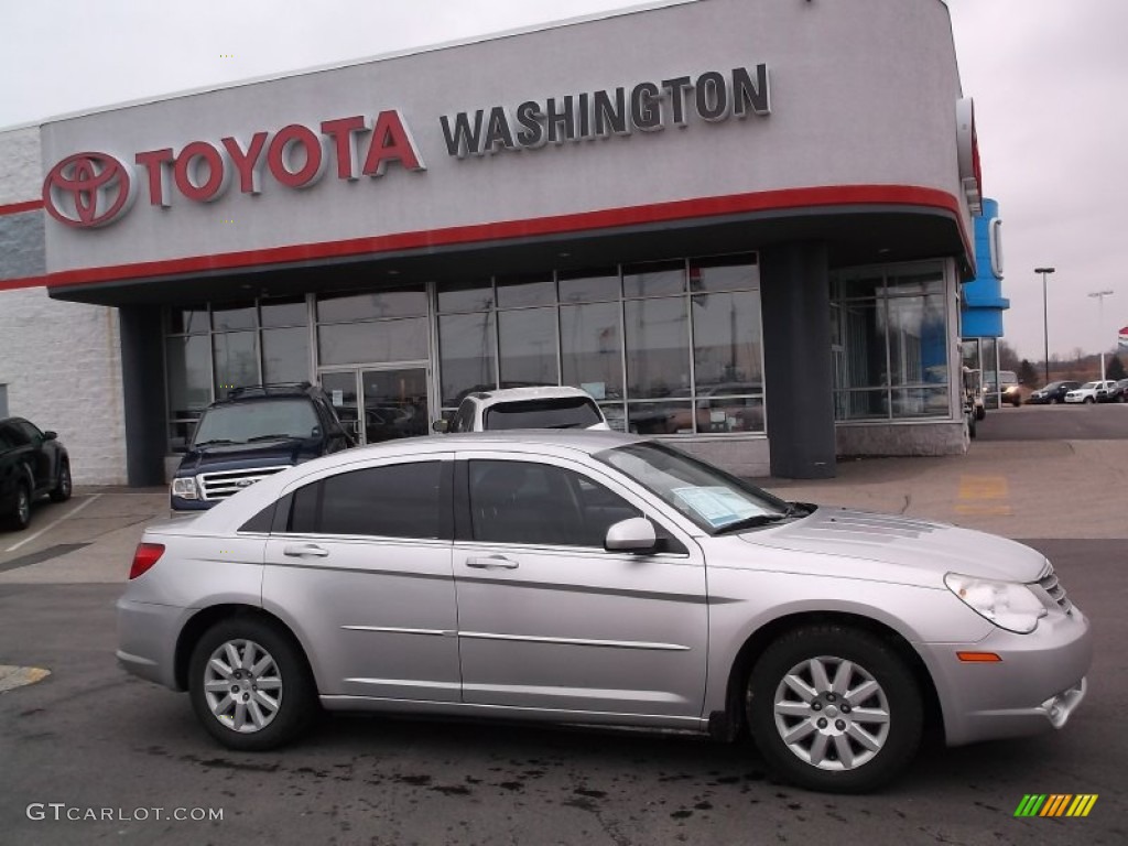 2007 Sebring Sedan - Silver Steel Metallic / Dark Slate Gray/Light Slate Gray photo #2