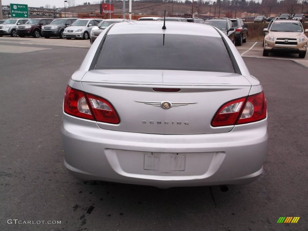 2007 Sebring Sedan - Silver Steel Metallic / Dark Slate Gray/Light Slate Gray photo #8