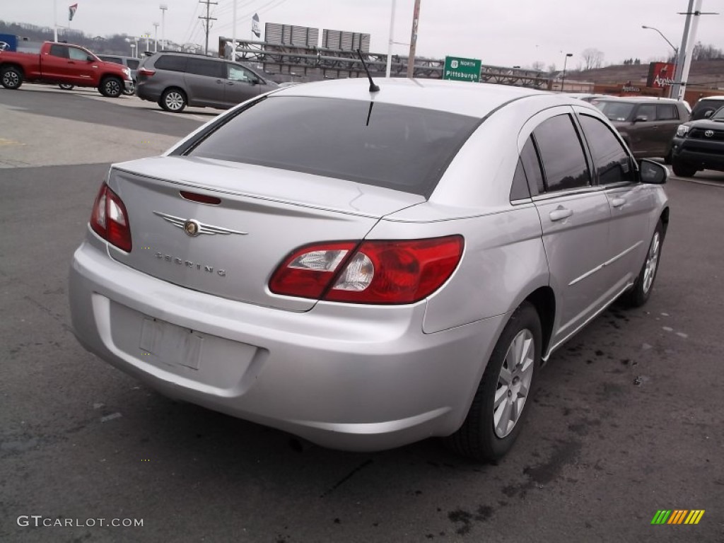 2007 Sebring Sedan - Silver Steel Metallic / Dark Slate Gray/Light Slate Gray photo #9