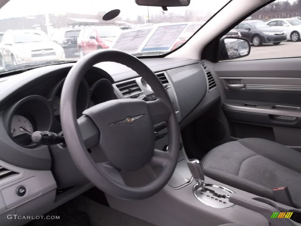 2007 Sebring Sedan - Silver Steel Metallic / Dark Slate Gray/Light Slate Gray photo #11