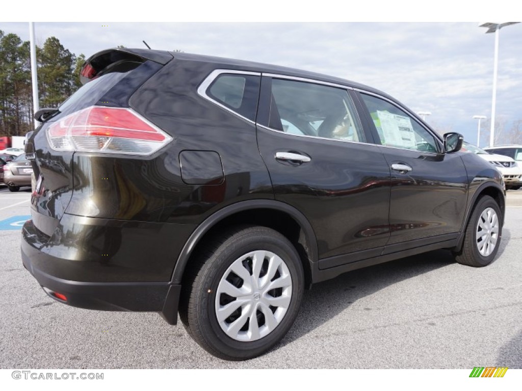 2015 Rogue S - Midnight Jade / Almond photo #5