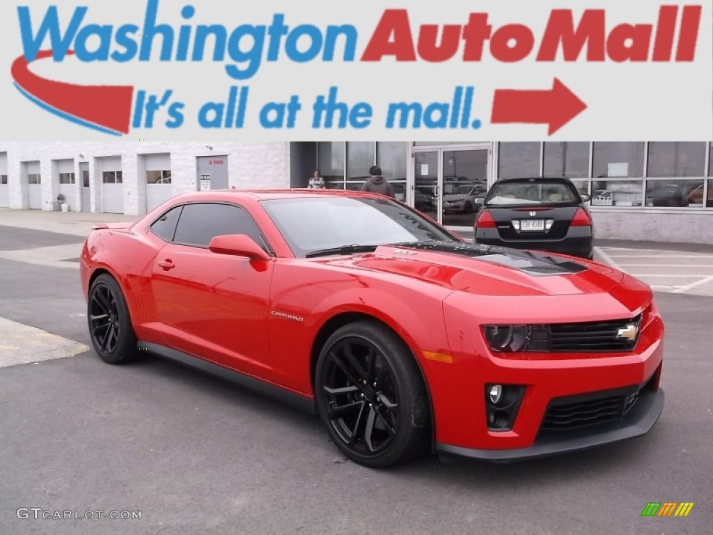 2013 Camaro ZL1 - Victory Red / Black photo #1