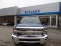 2015 Deep Ocean Blue Metallic Chevrolet Silverado 2500HD LT Regular Cab 4x4  photo #3