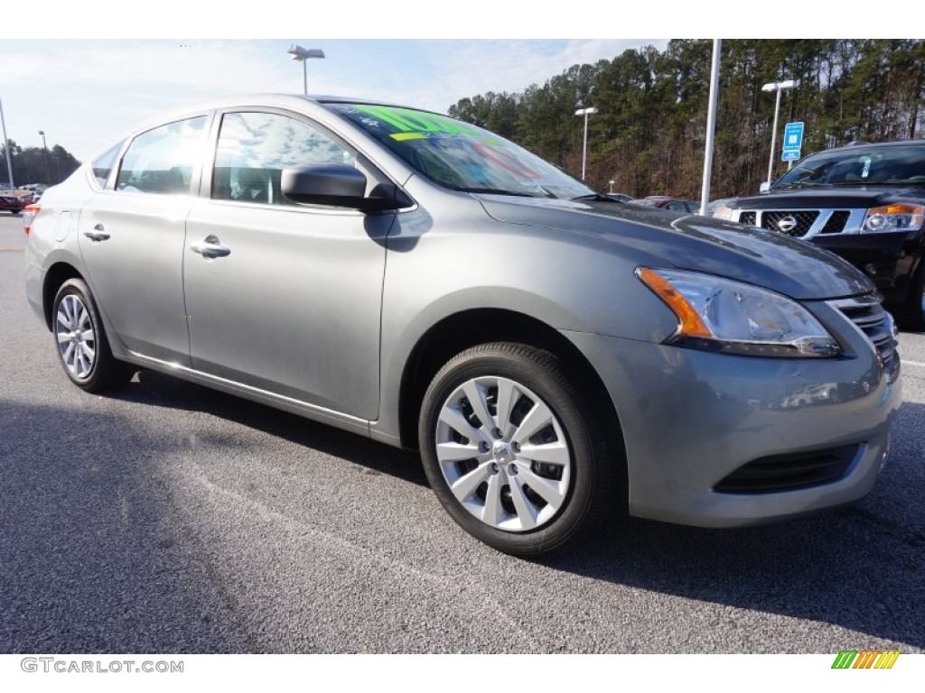 2014 Sentra S - Magnetic Gray / Charcoal photo #7