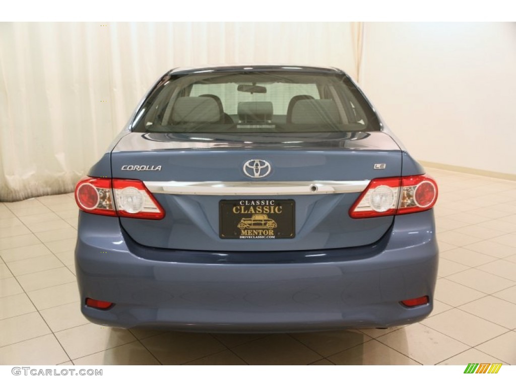 2012 Corolla LE - Tropical Sea Metallic / Ash photo #16