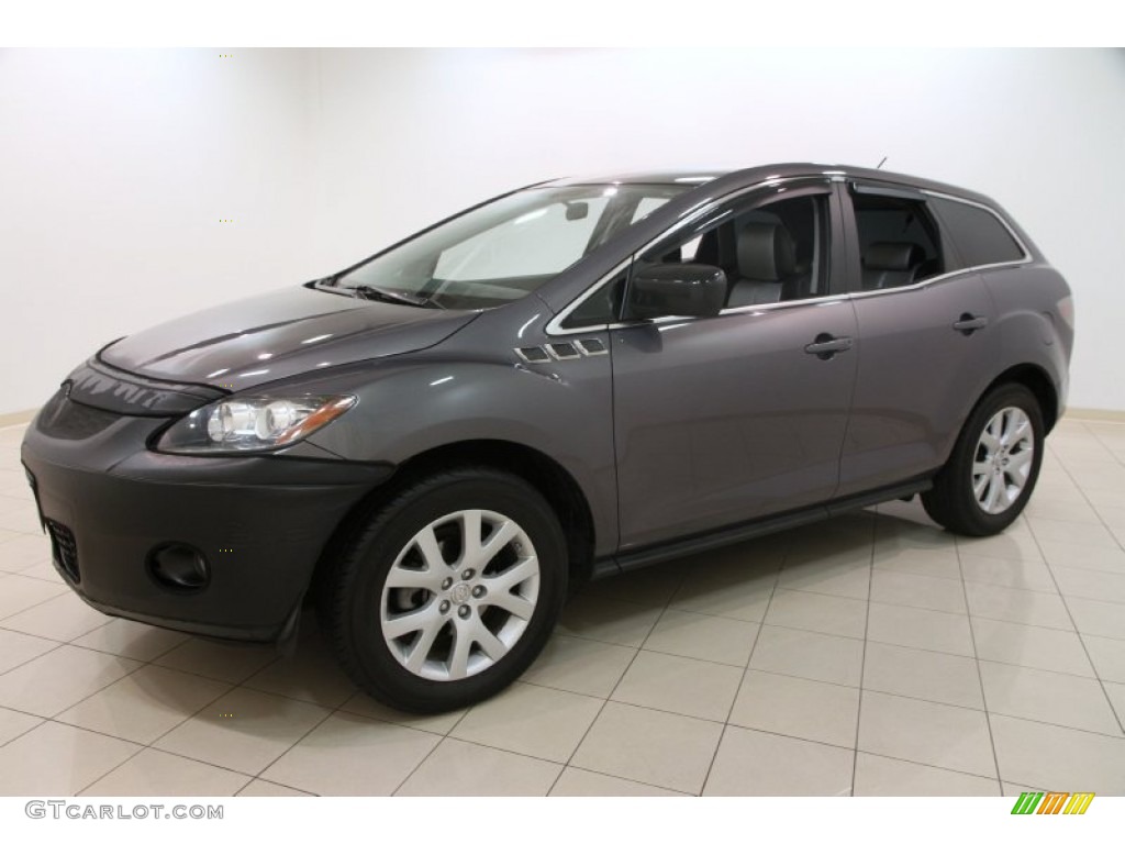 2007 CX-7 Touring - Galaxy Gray Mica / Black photo #3