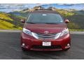 2015 Salsa Red Pearl Toyota Sienna Limited AWD  photo #2