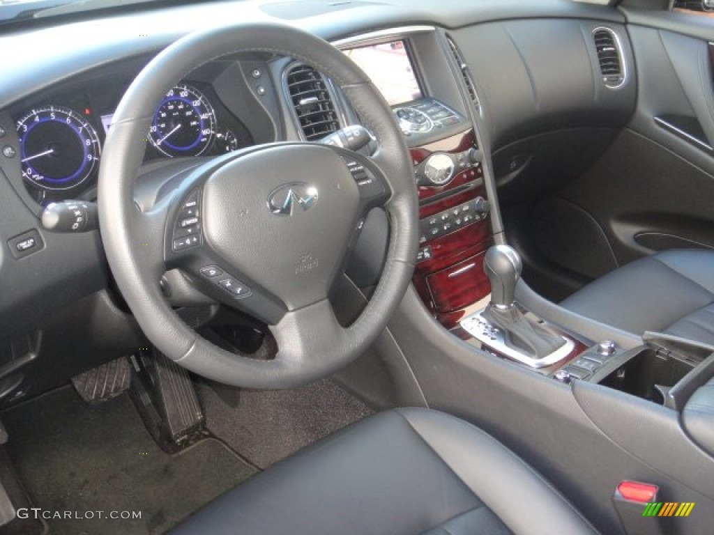 Graphite Interior 2014 Infiniti QX50 Journey AWD Photo #100042043