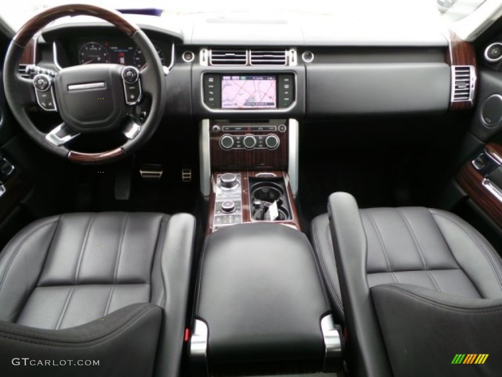2013 Range Rover Supercharged LR V8 - Santorini Black Metallic / Ebony photo #3