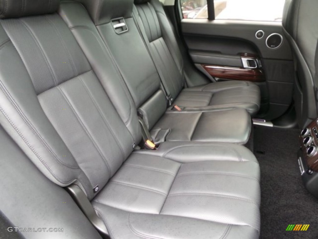 2013 Range Rover Supercharged LR V8 - Santorini Black Metallic / Ebony photo #35