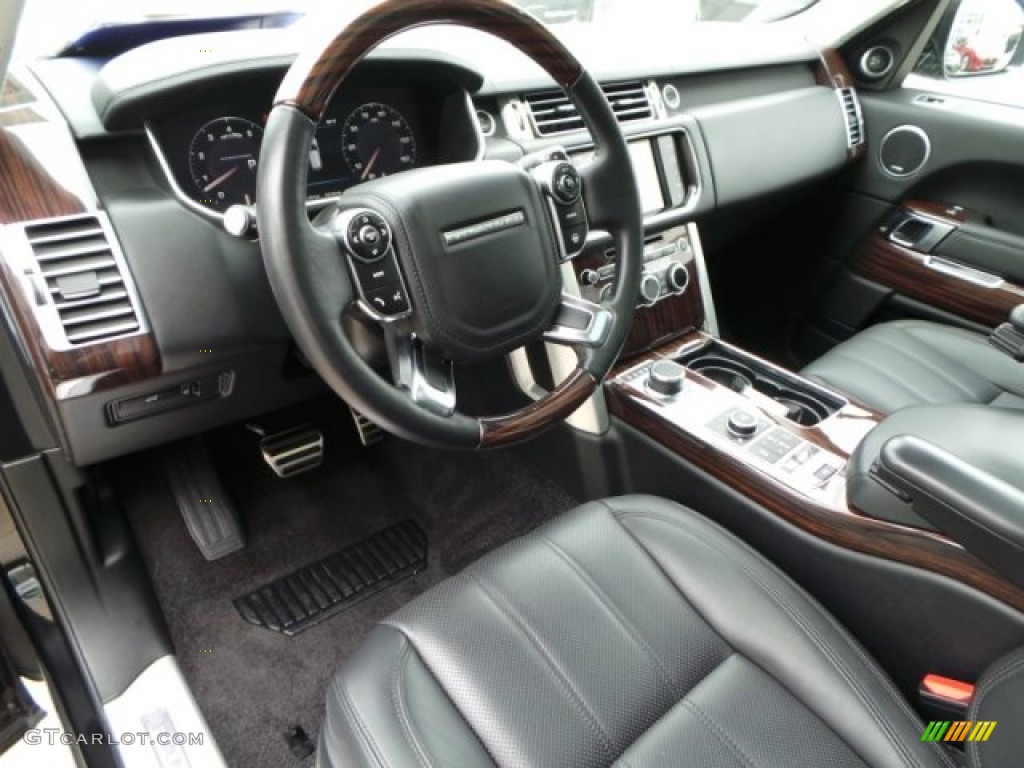 2013 Range Rover Supercharged LR V8 - Santorini Black Metallic / Ebony photo #45