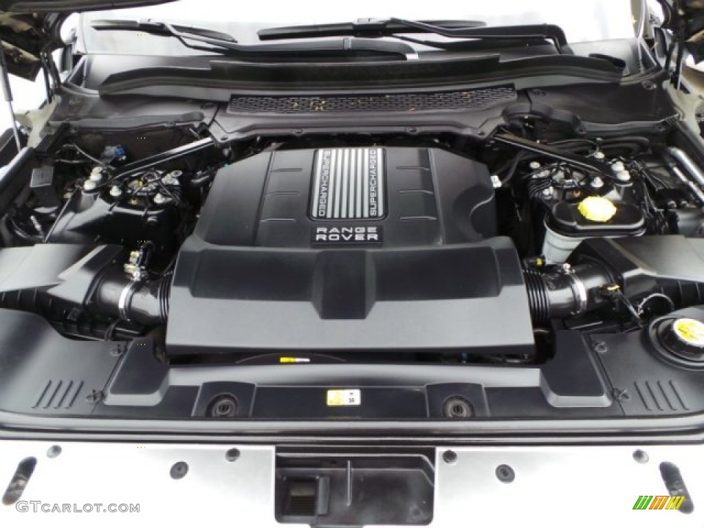 2013 Range Rover Supercharged LR V8 - Santorini Black Metallic / Ebony photo #67