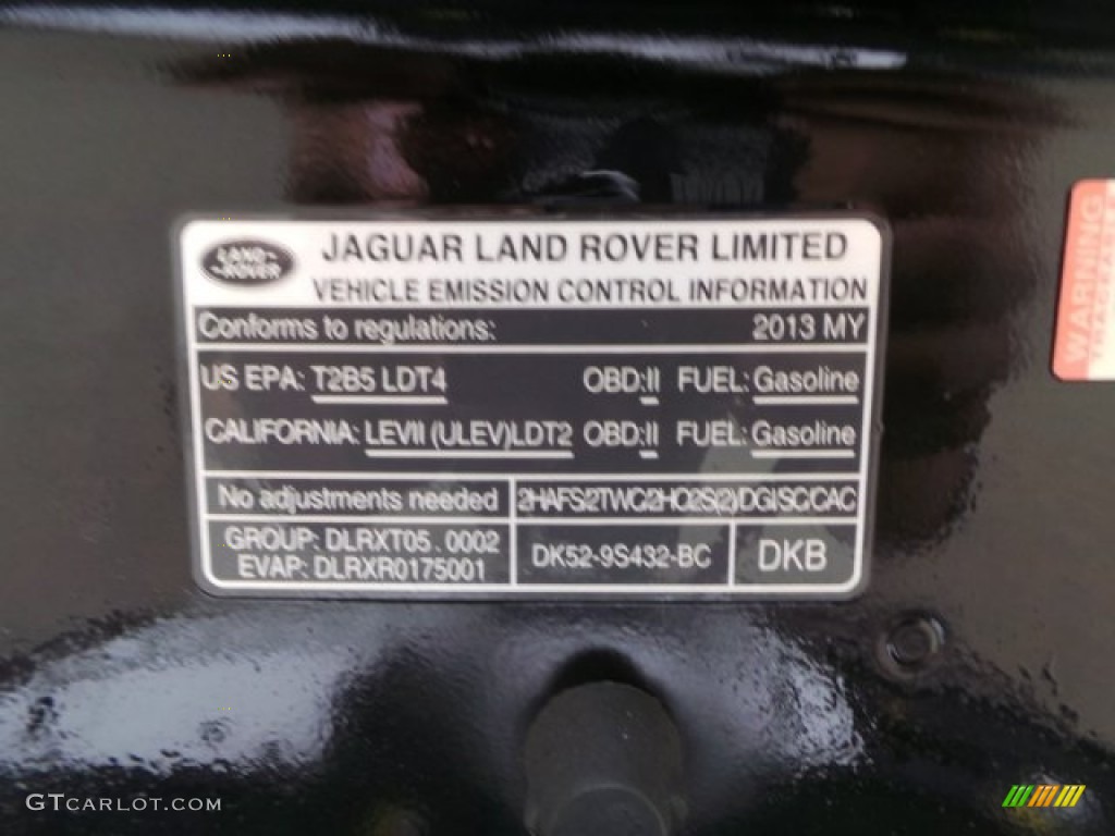2013 Range Rover Supercharged LR V8 - Santorini Black Metallic / Ebony photo #69