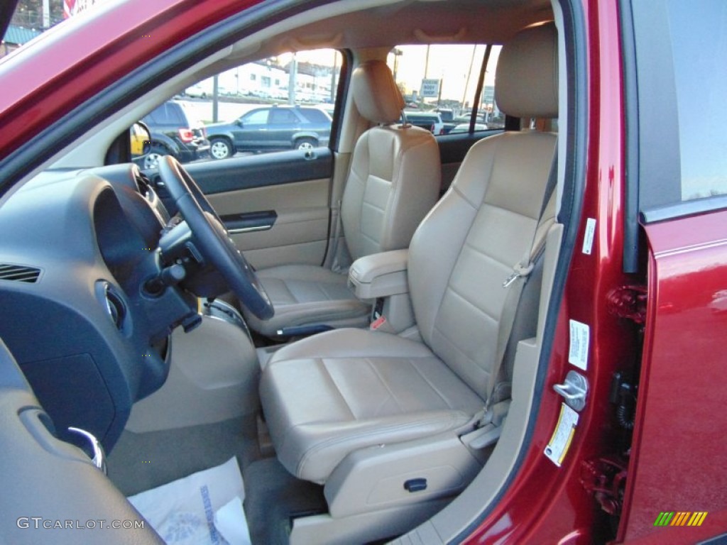 2011 Compass 2.4 Limited 4x4 - Deep Cherry Red Crystal Pearl / Dark Slate Gray/Light Pebble Beige photo #13