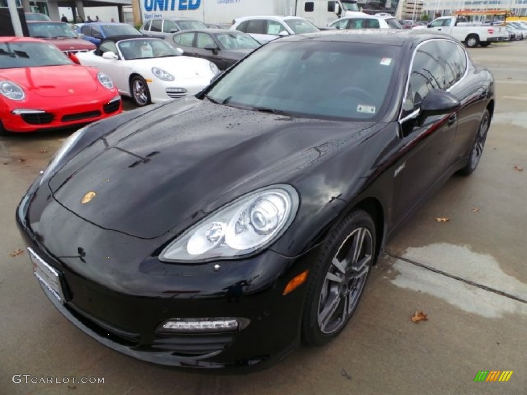 2013 Panamera S - Black / Black photo #3
