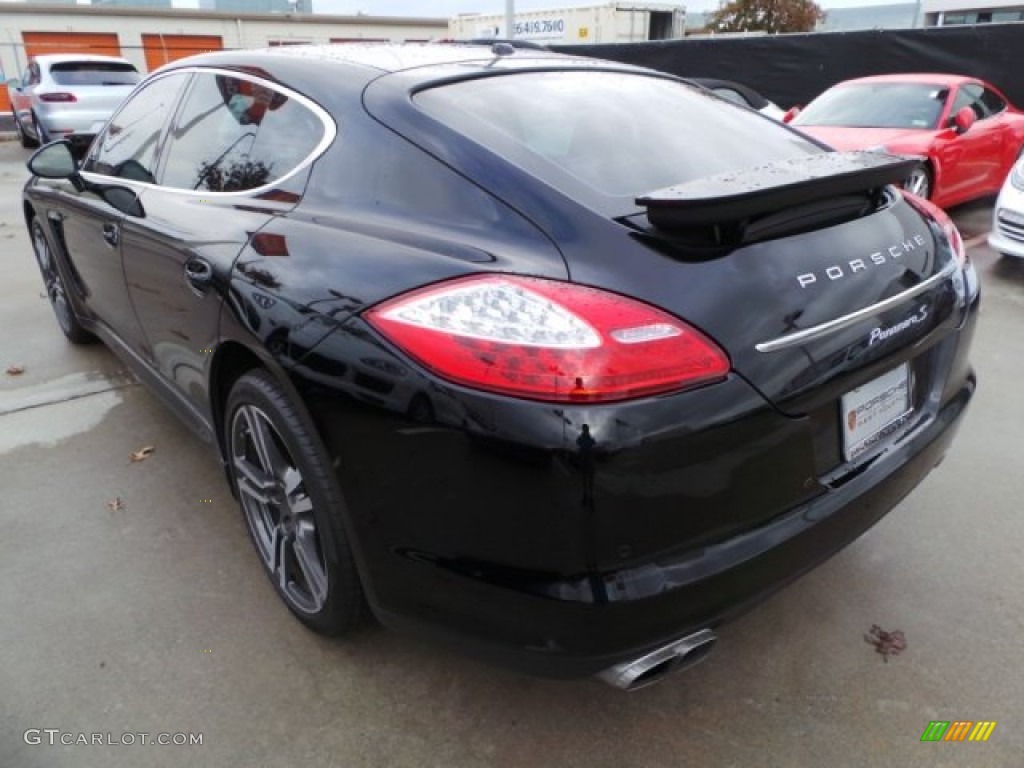 2013 Panamera S - Black / Black photo #5