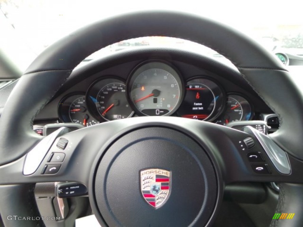 2013 Panamera S - Black / Black photo #31