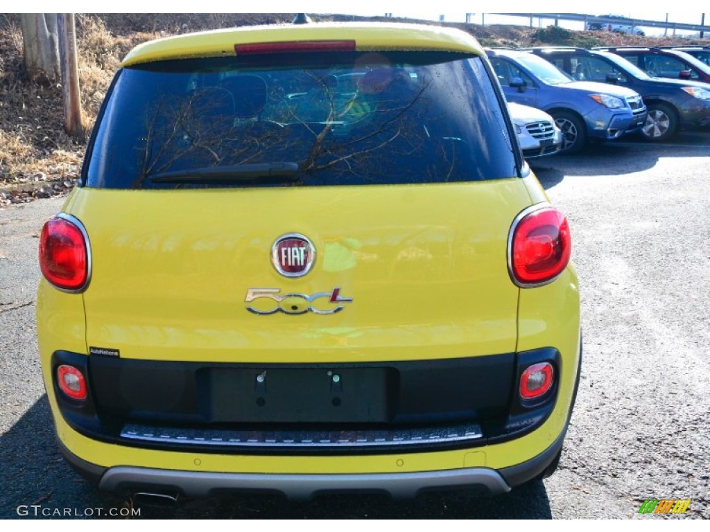 2014 500L Trekking - Giallo (Yellow) / Black/Marrone (Black/Brown) photo #7