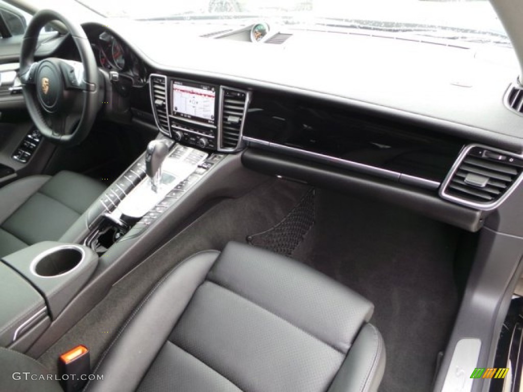 2013 Panamera S - Black / Black photo #47