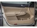 2008 Volkswagen Jetta Pure Beige Interior Door Panel Photo