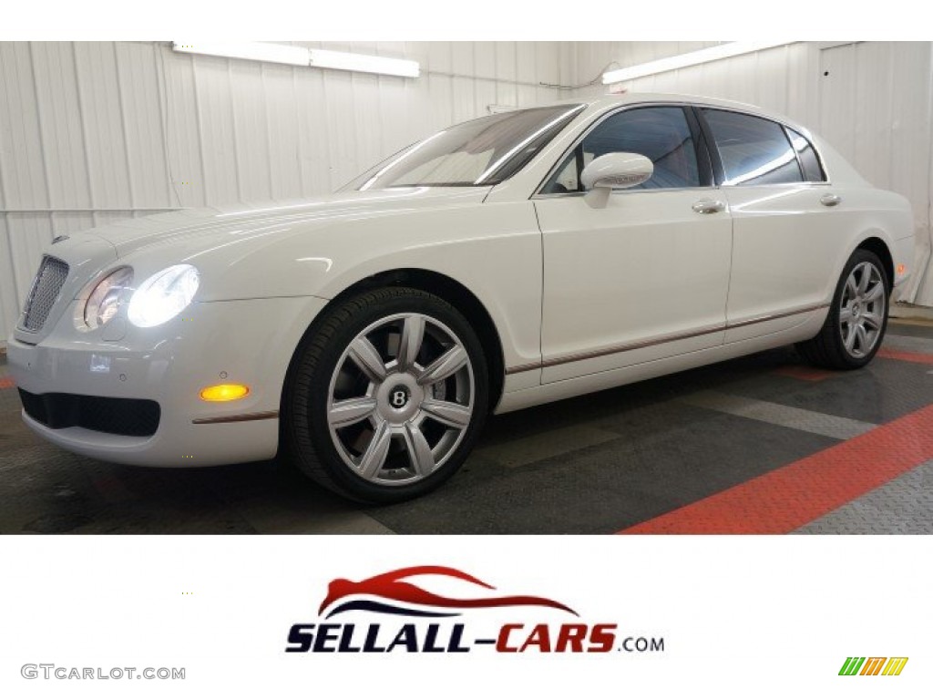 2006 Continental Flying Spur  - Glacier White / Saddle photo #1