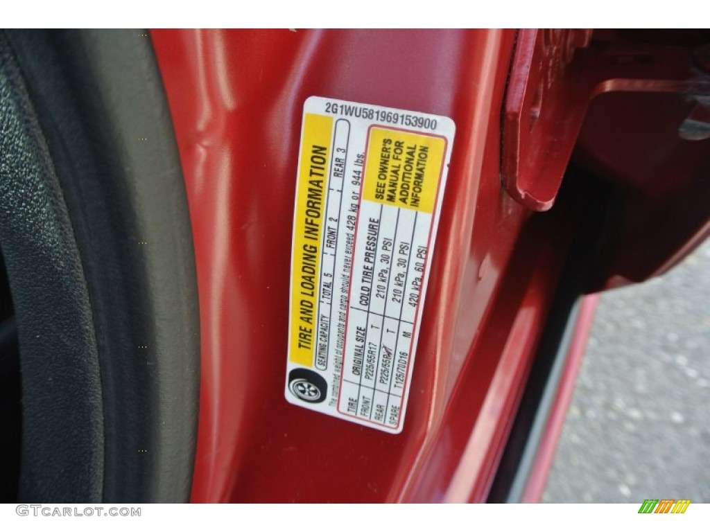 2006 Impala LTZ - Sport Red Metallic / Ebony Black photo #7