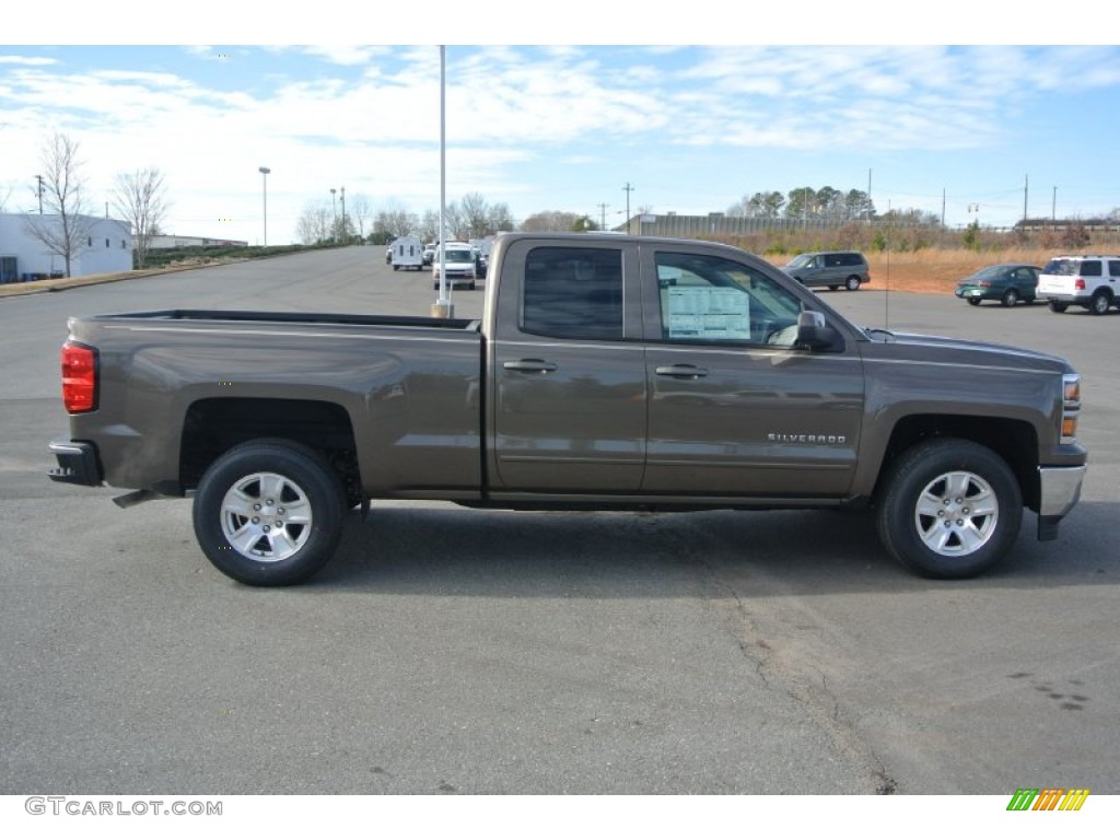 2015 Silverado 1500 LT Double Cab - Brownstone Metallic / Cocoa/Dune photo #6