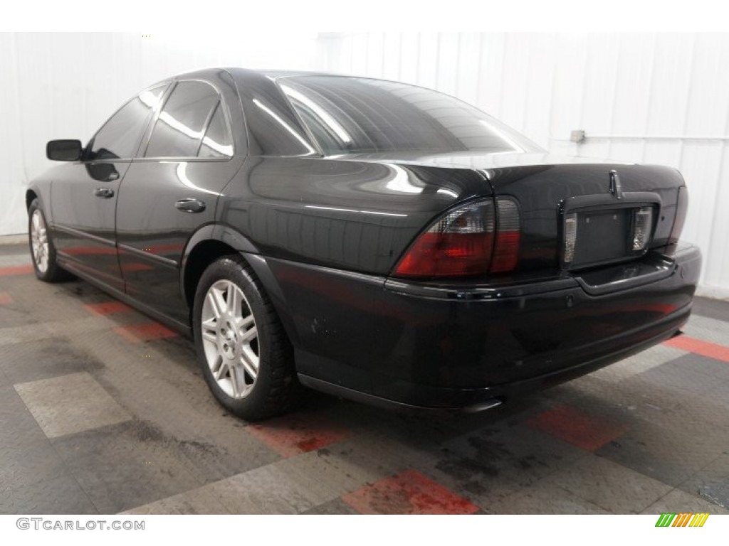 2003 LS V8 - Black / Dark Ash/Medium Ash photo #10