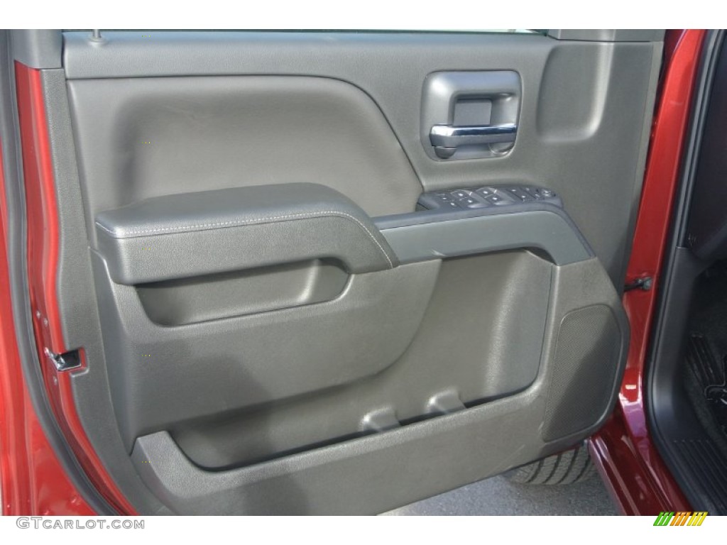 2015 Silverado 1500 LT Crew Cab - Deep Ruby Metallic / Jet Black photo #9